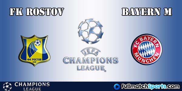 Full Match Rostov vs Bayern Munchen Champions League 2016-17