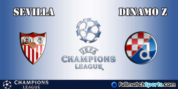 Full Match Sevilla vs Dinamo Zagreb Champions League 2016-17