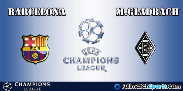 Full Match Barcelona vs Moenchengladbach Champions League 2016-17