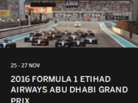 Formula 1 2016 Abu Dhabi Grand Prix Race Round 21