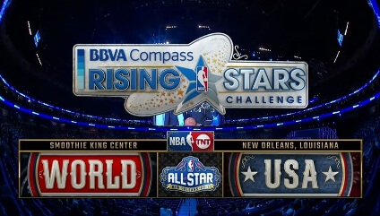 BBVA Rising Star Challenge World vs USA Full Game Replay 2017