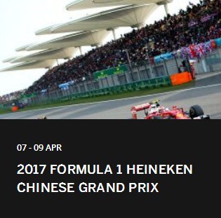 Formula 1 Chinese Grand Prix Race 2017 Round 2