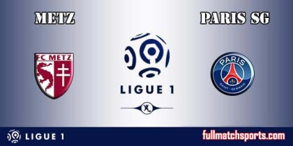 Full Match Highlights Metz vs PSG Ligue1 2016-17