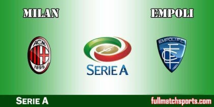 Full Match Highlights Milan vs Empoli SerieA 2016-17