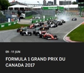 Formula 1 Canadian Grand Prix Race 2017 Round 7