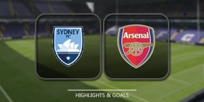 Football Highlight Sydney FC vs Arsenal Full Match Friendly 2017