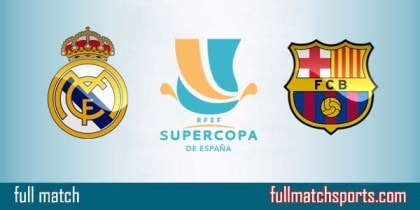 Real Madrid vs Barcelona Full Match SuperCopa Spanish 2017