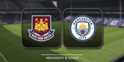 Football Highlight West Ham vs Manchester City Full Match Friendly 2017