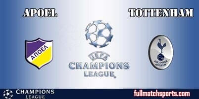 APOEL vs Tottenham Hotspur Full Match UCL 2017-18