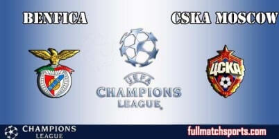 Benfica vs CSKA Moscow Full Match UCL 2017-18