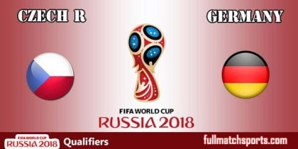 Czech Republic vs Germany Full Match Highlights WC2018 Qualifiers