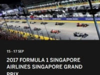 Formula 1 Singapore Grand Prix Race 2017 Round 14