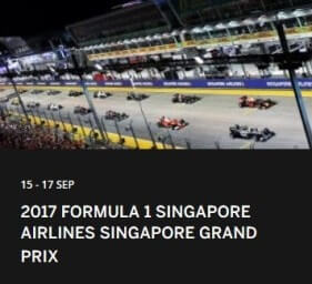 Formula 1 Singapore Grand Prix Race 2017 Round 14