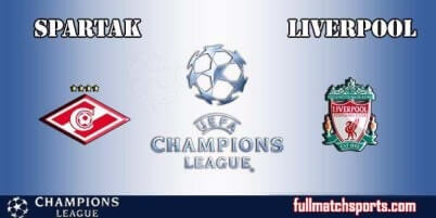 Spartak Moscow vs Liverpool Full Match UCL 2017-18