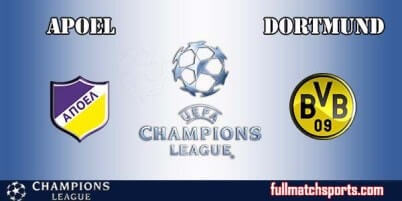 APOEL vs Borussia Dortmund Full Match UCL 2017