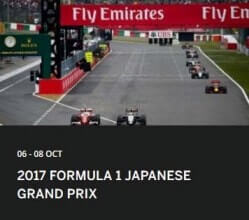 Formula 1 Japanese Grand Prix Race 2017 Round 16