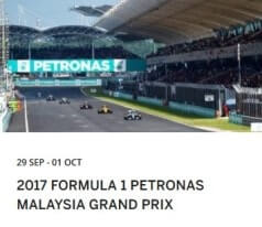 Formula 1 Malaysia Grand Prix Race 2017 Round 15