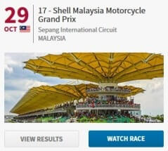 MotoGP Malaysian GP Race Sepang 2017 Round 17