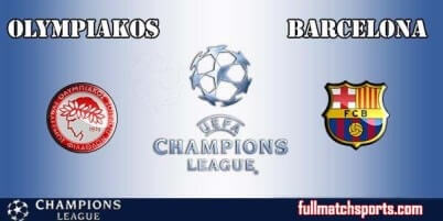 Olympiacos vs Barcelona Full Match UCL 2017