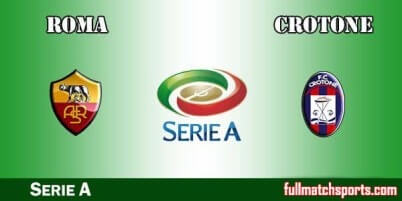 Roma vs Crotone Full Match Serie A 2017