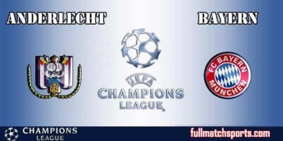 Anderlecht vs Bayern Munich Full Match UCL 2017