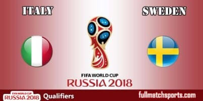 Italy vs Sweden Full Match Qualifiers 2017