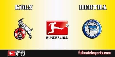 Koln vs Hertha Berlin Full Match Bundesliga 2017