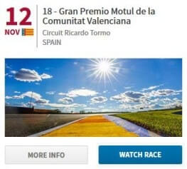MotoGP Valencia GP Race Ricardo Tormo 2017 Round 18