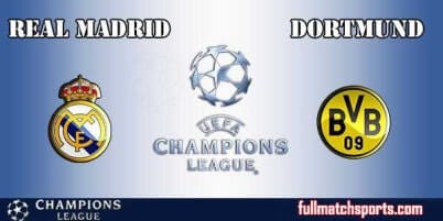 Real Madrid vs Borussia Dortmund Full Match UCL 2017