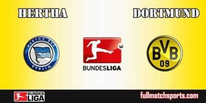 Hertha Berlin vs Borussia Dortmund Full Match Bundesliga 2018