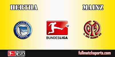 Hertha Berlin vs Mainz 05 Full Match Bundesliga 2018