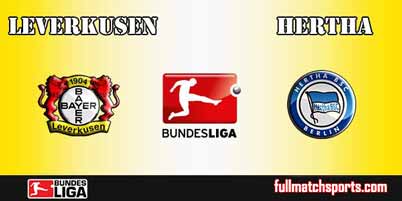Bayer Leverkusen vs Hertha Berlin Full Match Bundesliga 2018