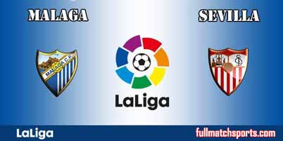 Malaga vs Sevilla Full Match La Liga 2018