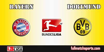 Bayern Munich vs Borussia Dortmund Full Match Bundesliga 2018