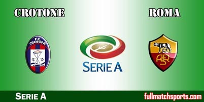Crotone vs Roma Full Match Serie A 2018