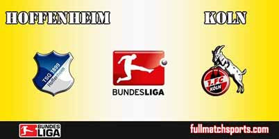 Hoffenheim vs Koln Full Match Bundesliga 2018