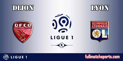 Dijon vs Lyon Full Match Ligue 1 2018