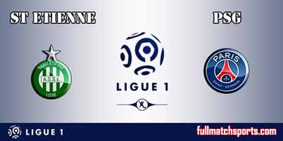 Saint Etienne vs PSG Full Match Ligue 1 2018