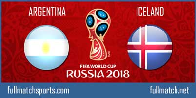 Argentina vs Iceland Full Match World Cup 2018