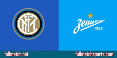 Inter Milan vs Zenit St Petersburg Full Match Replay