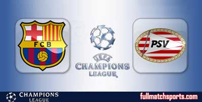 Barcelona vs PSV Eindhoven