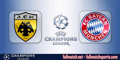 AEK Athens vs Bayern Munich Highlights Full Match