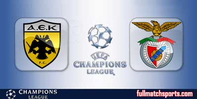 AEK Athens vs Benfica Highlights Full Match