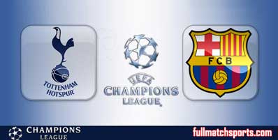 Tottenham Hotspur vs Barcelona Highlights Full Match
