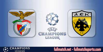 Benfica vs AEK Athens Highlights Full Match