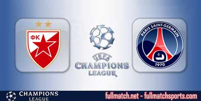 Crvena Zvezda vs PSG Highlights Full Match
