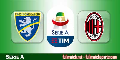 Frosinone vs AC Milan Highlights Full Match