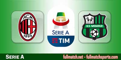 Milan vs Sassuolo Highlights Full Match