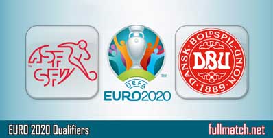 Switzerland vs Denmark Highlights Full Match Euro 2020 Qualifiers