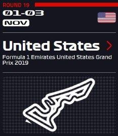 F1 2019 United States GP Race Replay